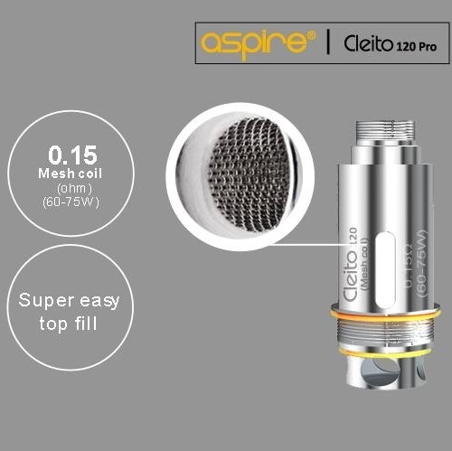 ASPIRE CLEITO 120 MESH COILS